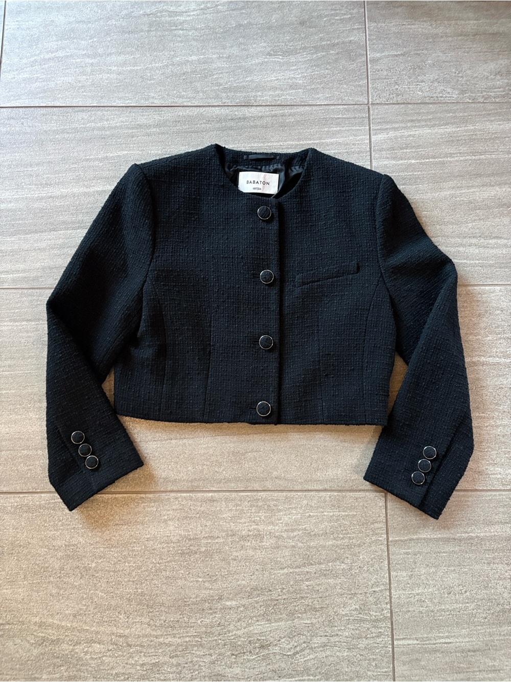 Aritzia Babaton Black Aquire Blazer Jacket Size 0